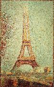 Georges Seurat Iron tower oil
